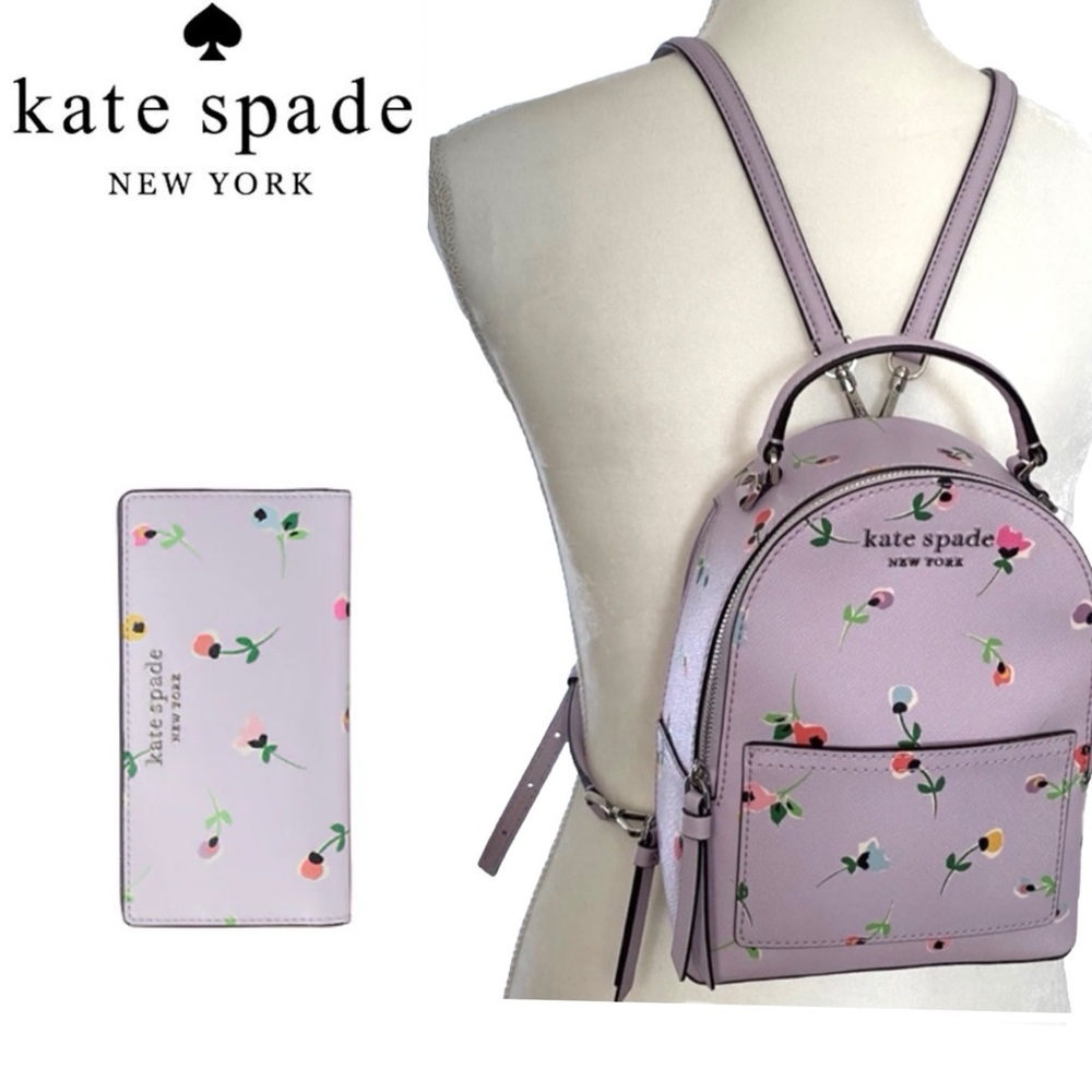 SOLD!!Kate Spade New York Cameron Ditsy Floral Mini Backpack & Matching Wallet - Picture 13 of 13